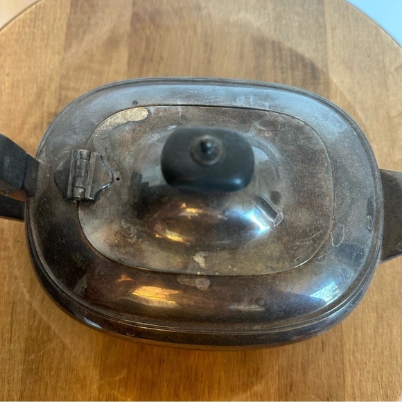 Vtg Silver Plated Sheffield Design  Kettle Tea Patina Nickel England Engraved M - Picture 5 of 16